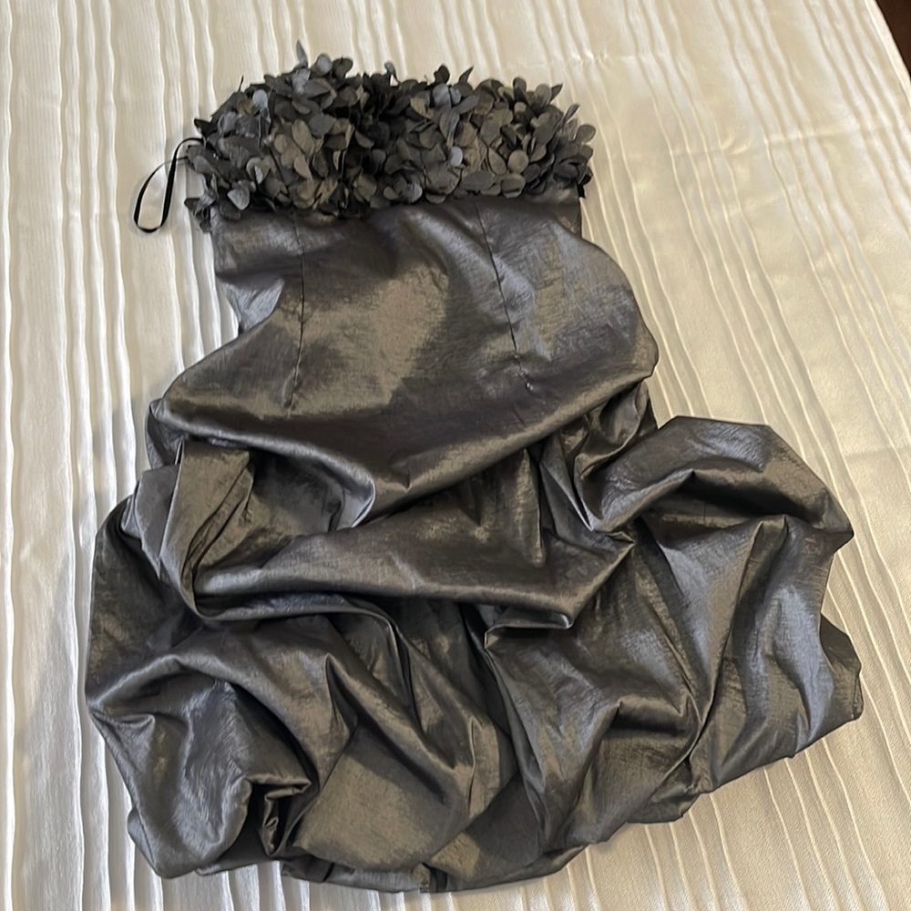 Beautiful Elegant Forever 21 Dark Silver Dress